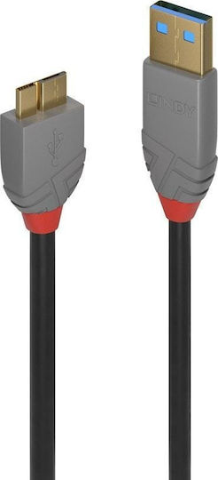 Lindy Anthra Line 2m Regular USB 2.0 to micro USB Cable (36767)