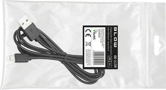 Blow Regulat USB 2.0 spre micro USB Cablu Negru 0.85m (DM-66-113) 1buc