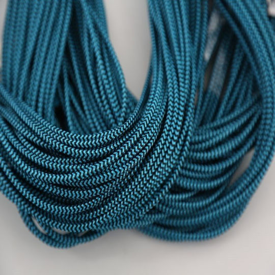 Omega Braided USB 2.0 to micro USB Cable Μπλε 1m