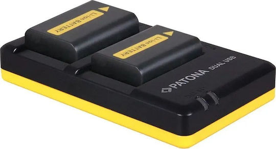 Patona Double Battery Charger Compatible with Sony