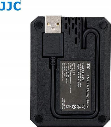 JJC Double Battery Charger Compatible with Canon