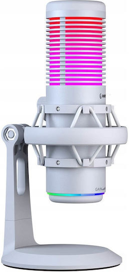 Rampage Bemol RGB Микрофон Настолен в White Цвят