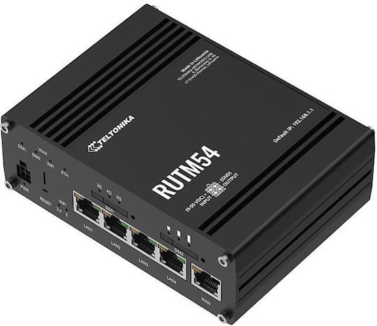 Teltonika RUTM54 Ασύρματο 5G Router με 4 Θύρες Gigabit