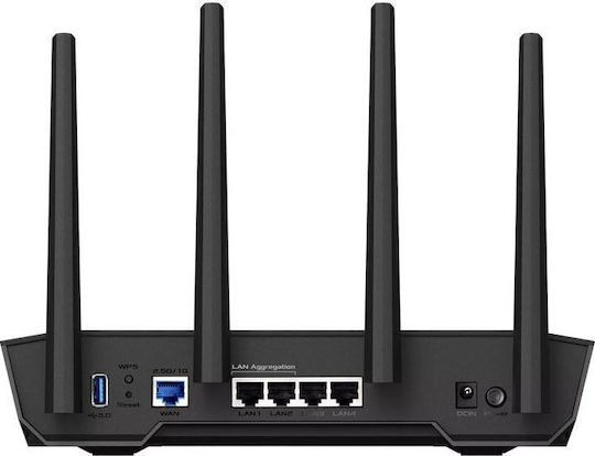 Asus TUF Gaming AX4200 Drahtlos Router Wi-Fi 6 mit 4 Anschlüssen Gigabit Ethernet