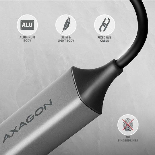 Axagon ADE-TXCA USB-C Network Adapter with Wired Ethernet Connection v1