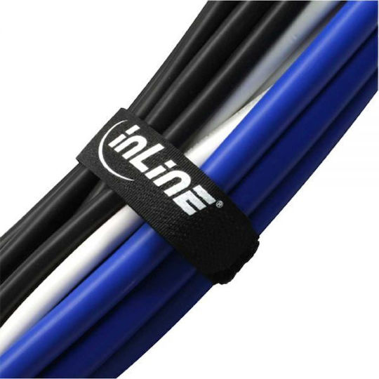 InLine Cablu Flex Wrap Negru 10 Bucăți
