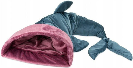 Pat Pisică Mink Shark Albastru-Roz 40*100*20cm Întărit