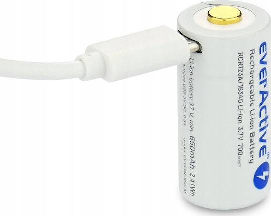 everActive Επαναφορτιζόμενη Μπαταρία 16340 Li-ion 700mAh 3.7V 1τμχ