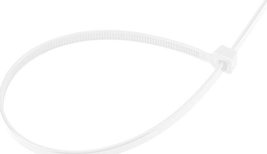 Neo Δεματικά Καλωδίων Πλαστικά 370mmx4.8mm σε Λευκό χρώμα (50τμχ)