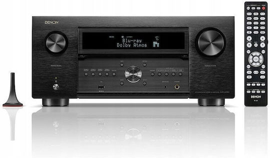 Denon AVC-A10H Home Cinema Amplifier 4K/8K 13.4 Channels 150W/8Ω 190W/6Ω with HDR and Dolby Atmos Black