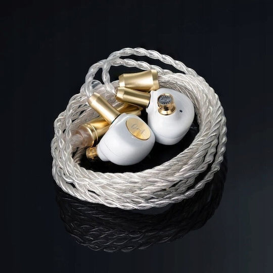 Headphones Queen Audio Queen Audio Qoa Gimlet IEM with Dynamic Driver LCP Pearl White