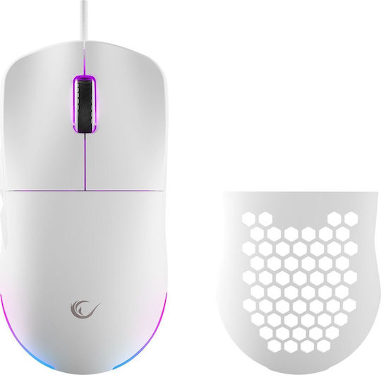 Rampage Blink RGB Gaming Mouse 12800 DPI White