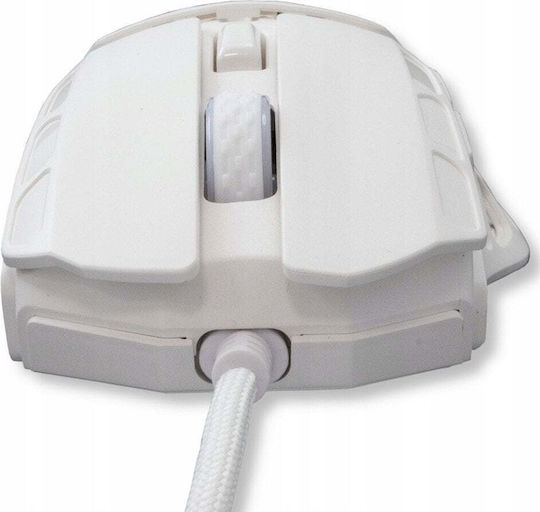 White Shark GM-5016 Ector RGB Gaming Ποντίκι 12000 DPI Λευκό