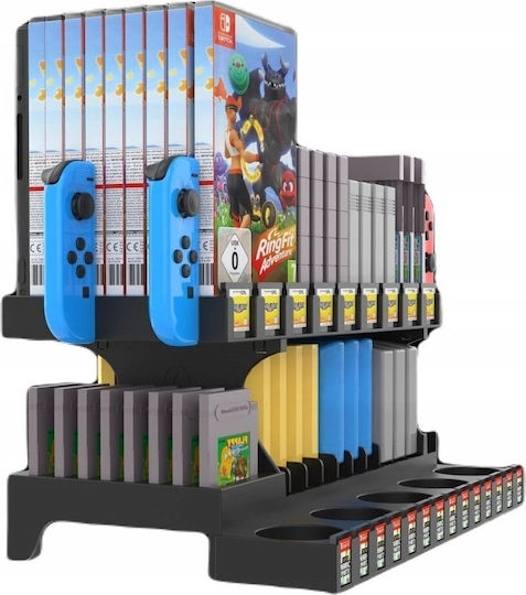 Jys Controller-Ladestation 4 Controller 3DS / Schalter / Switch Lite / Schalter OLED Mehrfarbig