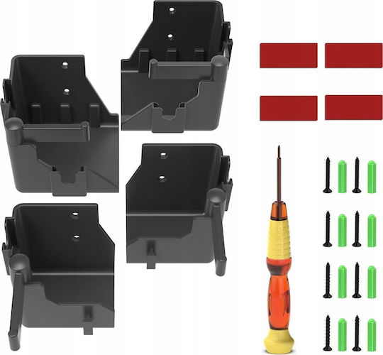 Jys Βάση για 2 χειριστήρια Switch / Switch Lite / Switch OLED / Steam Deck Wall Mount Holder For Nintendo + Accessories/Ns247 Πολύχρωμη SB7775