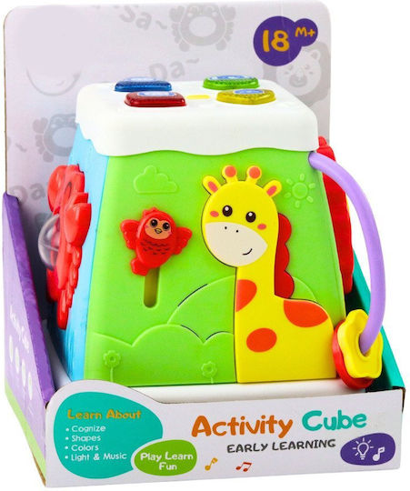 Lean Toys Activity Cube Interactive Educational with Light and Sounds