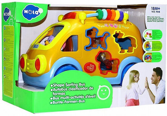 Hola Toys Joc De Sortarea Formelor Cu Lumină Și Sunete Pentru 18+ Luni