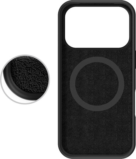 4smarts Magsafe Silicone Case Iphone 17 Pro Max Anti-scratch Black