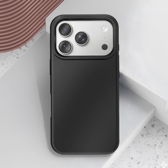 4smarts Magsafe Silikonhülle iPhone 17 Pro Anti-Kratz Schwarz