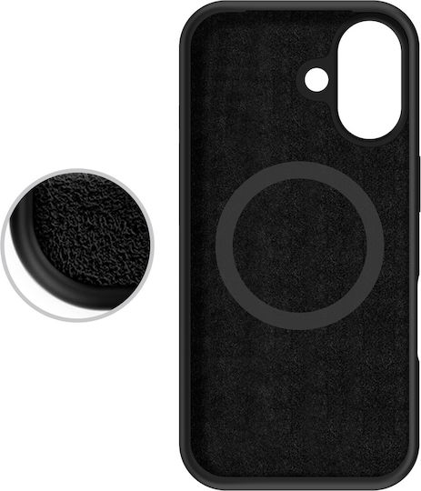4smarts Magsafe Silicone Case Iphone 17 Scratch-resistant Black