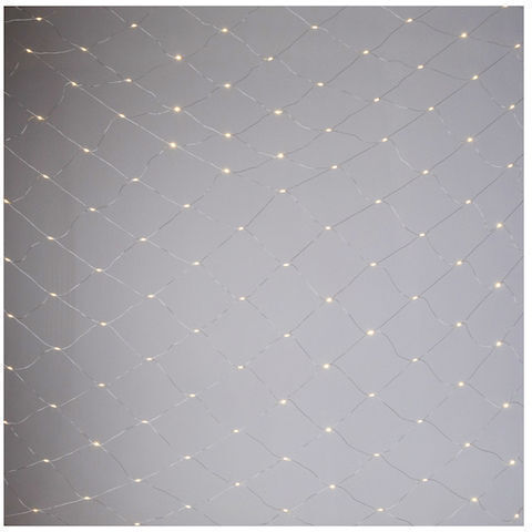 150 Λαμπάκια LED 2.5μ. x 200εκ. Θερμό Λευκό τύπου Δίχτυ