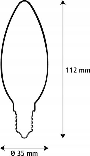 Segula Λάμπα LED 3.2W για Ντουί E14 Θερμό Λευκό 270lm Dimmable
