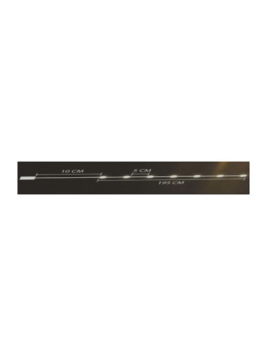 Λαμπάκια LED Λευκά Μπαταρίας σε Σειρά