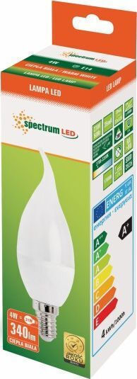 Spectrum LED-Lampe 4W für Fassung E14 Warmes Weiß 320lm