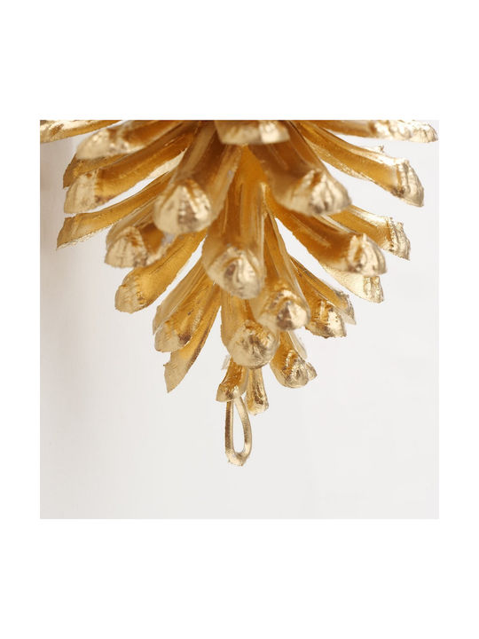 Pinienzapfen Weihnachtsbaumschmuck Kunststoff Gold 11cm Pinienzapfen Weihnachtsbaumschmuck Kunststoff Gold 11cm