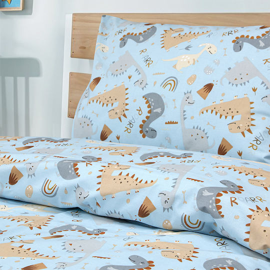 Lino Home Set Kids Duvet Cover Single Petrol