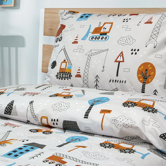 Lino Home Set Kids Duvet Cover Single Gray