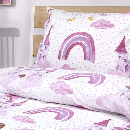 Lino Home Set Kids Duvet Cover Single White