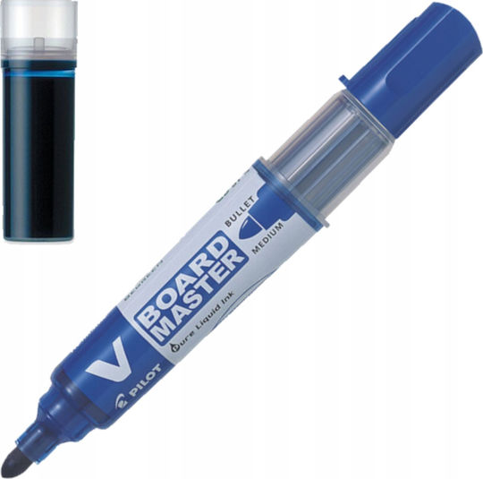 Pilot V-BOARD Μαρκαδόροι Πίνακα Μπλε 6mm Σετ 10τμχ