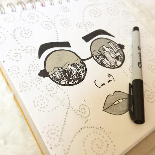 Sharpie Marker Violet