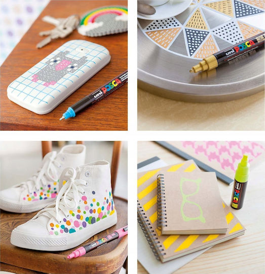 Posca PC-1MC Permanent Markers 1mm Multicolour 16pcs