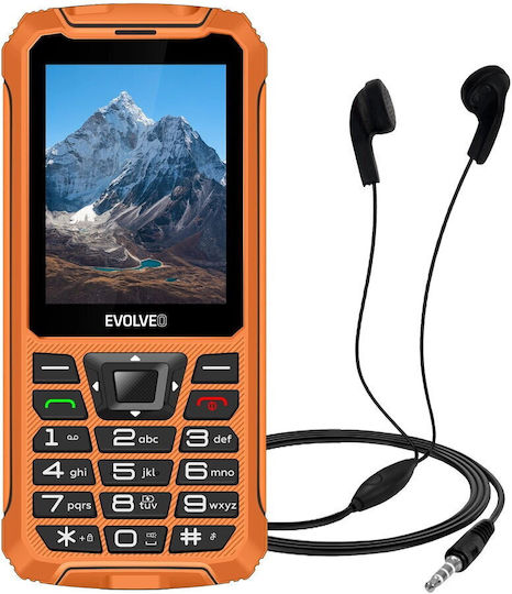 Evolveo StrongPhone Z6 Dual SIM Telefon Mobil Rezistent cu Butoane Portocaliu