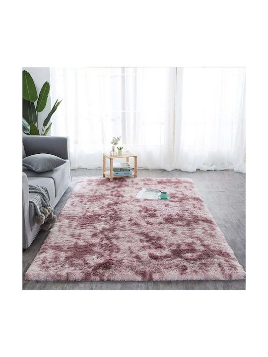 Strado Carpets Килим Правоъгълена Shaggy Лилаво