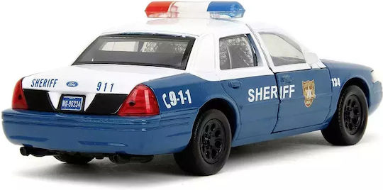 Jada Walking Dead Rick Crimes Mașină Metalică Push Ford Crown Victoria Scară 1:32