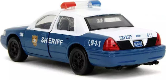 Jada Walking Dead Rick Crimes Mașină Metalică Push Ford Crown Victoria Scară 1:32