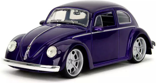 Set Wednesday Metalic Mașină Push Volkswagen Beetle 1:24 Figurină Metalică Wednesday 7cm