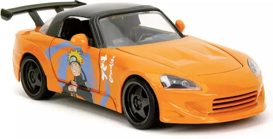 Jada Naruto Shippuden Комплект Фигури Naruto 2001 Honda S2000 Метален Автомобил Мащаб 1:24