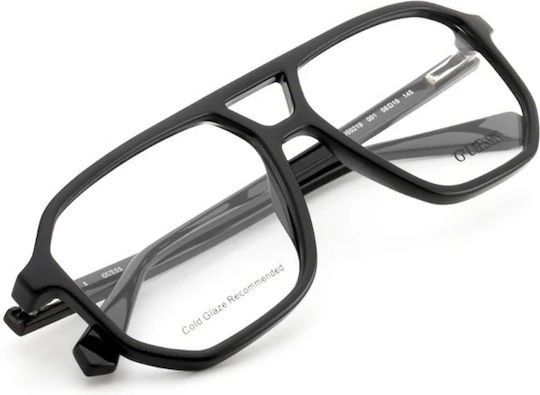 Guess Gu50219 001 Щипка Монохромна Органична Пластмасова Рамка 52-17-135
