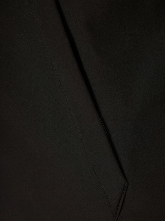 Χειμωνιάτικο Μπουφάν Softshell Αδιάβροχο και Αντιανεμικό Μαύρο