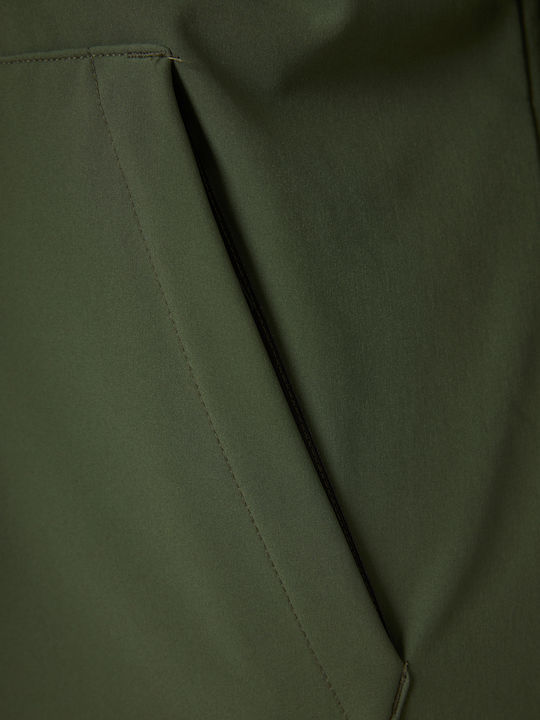 Χειμωνιάτικο Μπουφάν Softshell Αδιάβροχο και Αντιανεμικό Πράσινο