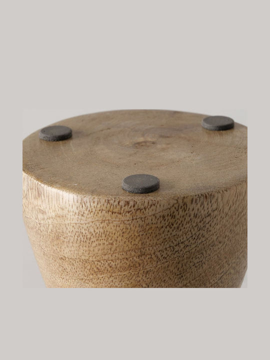 MSA Kerzenhalter-Set Holz 10x10x15cm 2Stück