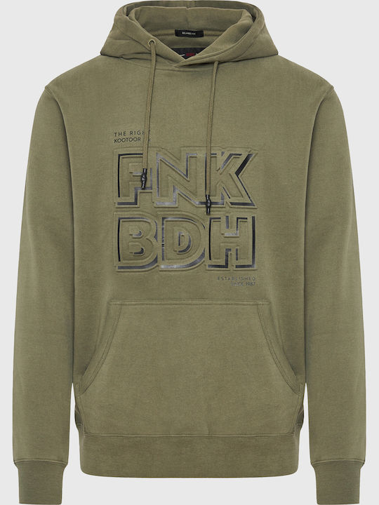 Sweatshirt with Hood Khaki