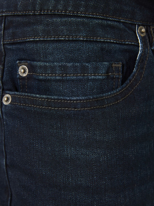 Ανδρικό Παντελόνι Τζιν Ελαστικό Slim Tapered Fit Μπλε