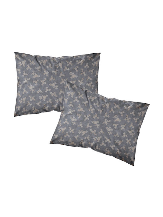 Borea Set Cearșafuri 240x260cm. Albastru 4buc