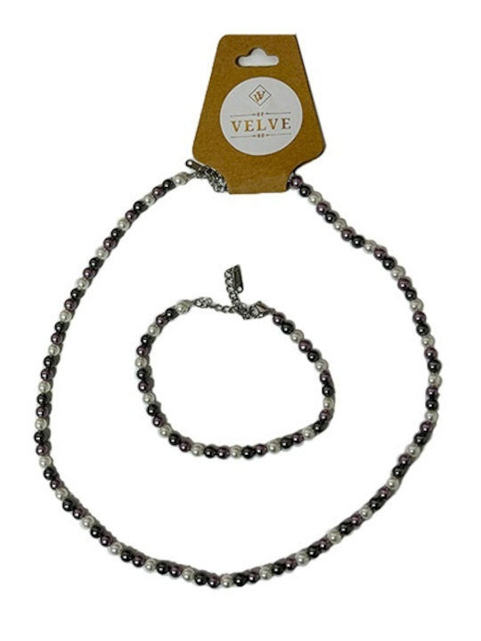 Velve Σετ Κοσμημάτων από Ασήμι Velve Σετ Κοσμημάτων από Ασήμι