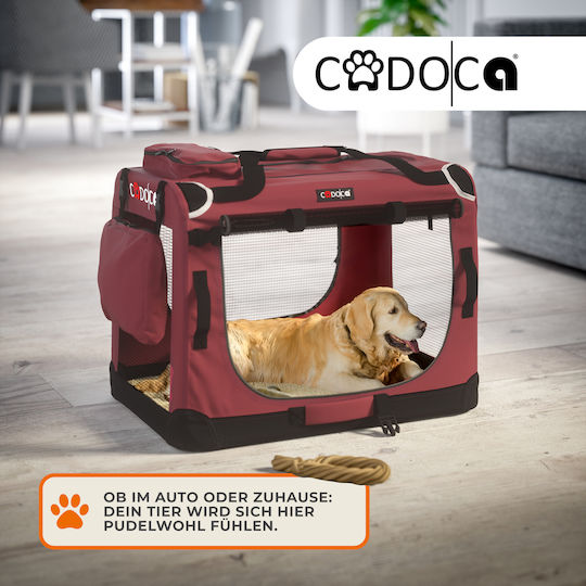 Cadoca Geantă pentru transport câine / pisici Roșie M101xL70xA69cm.